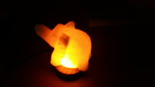 Load image into Gallery viewer, Elephant salt lamp beautiful handcrafted