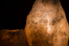 Load image into Gallery viewer, White Himalayan salt lamp 3-5 kg