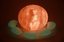 Load image into Gallery viewer, Sphere salt lamp