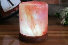 Load image into Gallery viewer, Cylinder Himalayan salt lamp