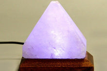 Load image into Gallery viewer, White Pyramid salt lamp usb