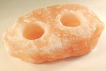 Load image into Gallery viewer, Salt tea light candle holder