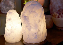 Load image into Gallery viewer, Small white salt lamp 1-2 KG