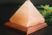 Load image into Gallery viewer, Pyramid salt lamp
