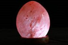 Load image into Gallery viewer, Egg Himalayan rock salt lamp

