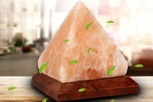 Load image into Gallery viewer, Pyramid salt lamp
