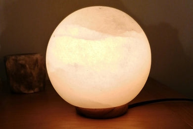 White sphere lamp
