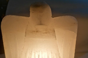 White Angel Himalayan salt lamp