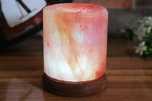 Load image into Gallery viewer, Cylinder Himalayan salt lamp
