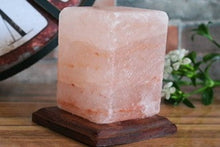 Load image into Gallery viewer, Himalayan salt lamp cube
