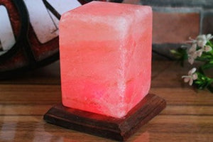 Himalayan cube salt lamp
