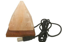 Load image into Gallery viewer, Himalayan Salt Lamp Usb Pyramid
