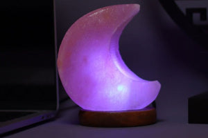 Moon salt lamp