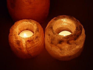 Himalayan salt 8 pack candle holder - Himalayan salt lamps