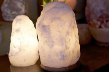 Load image into Gallery viewer, White salt lamp

